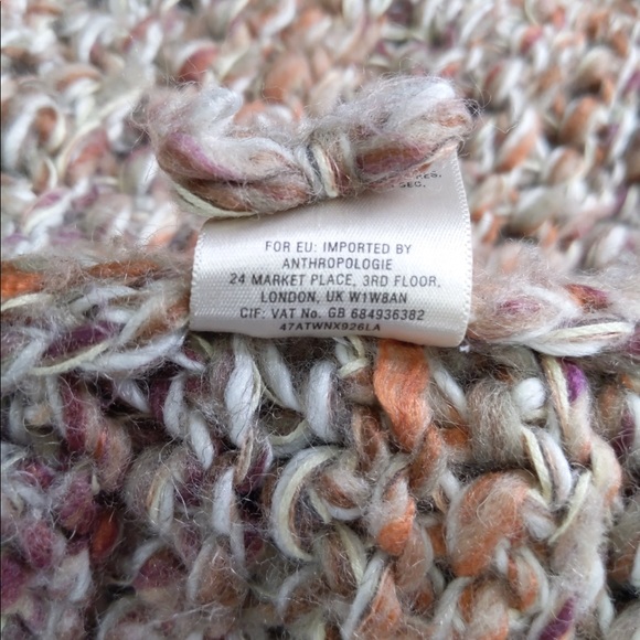 2x 👯♀️Host Pick⚡️Anthropologie Sherbet Loop Knit Vest - Picture 9 of 9